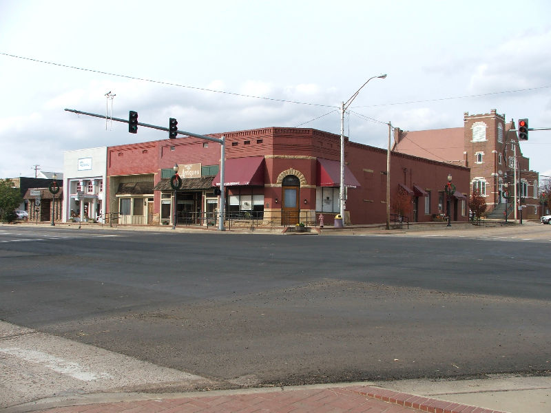 Booneville, AR: HWY 10 at HWY23 Downtown Booneville