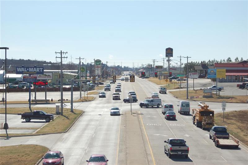 Poteau, OK: Hwy 271/59 Headed south coming into Poteau