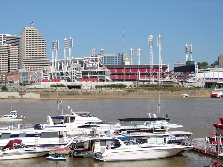 Cincinnati, OH: Great American Stadium from Covington