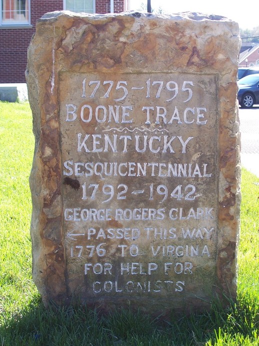 London, KY: Wilderness Trail monument