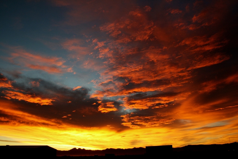 Golden Valley, AZ: Sunset in Golden Valley