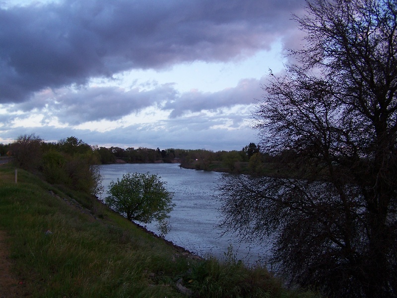 Clarksburg, CA: The Sacramento River in Clarksburg