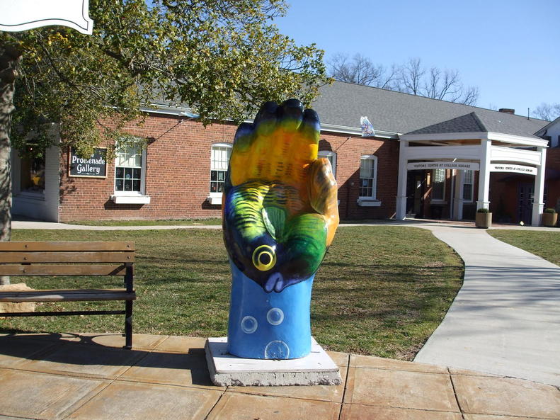 Berea, KY: One of several beautiful artistic hands in located in Berea