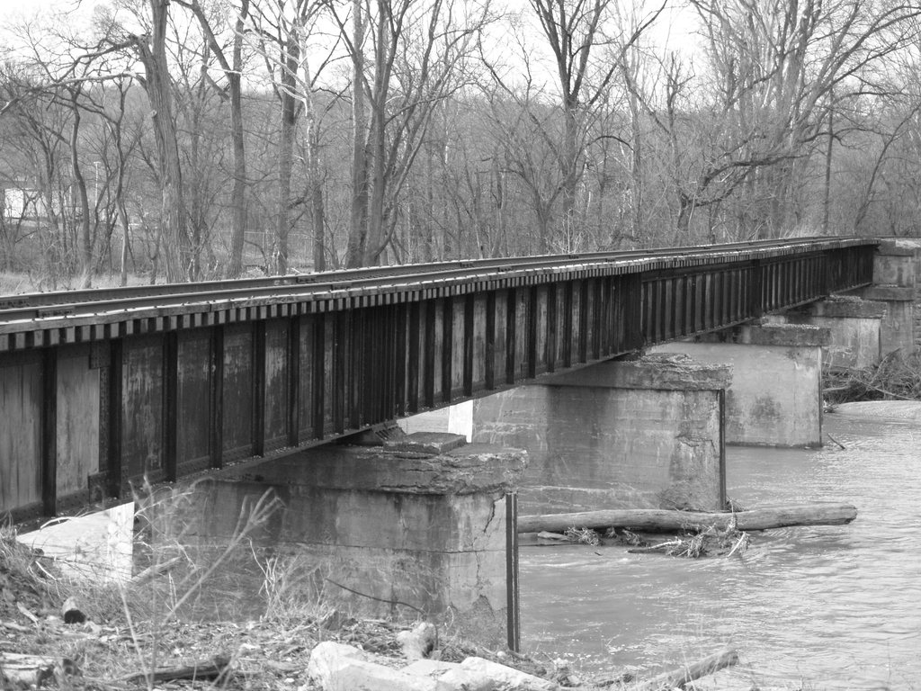 Brookville, IN: This Bridge is part of the Whitwater Rail Road. This was taken in In Franklin County Indiana close to the Feeder Dam