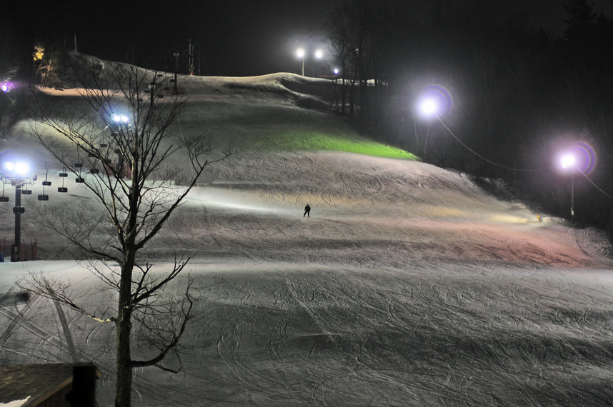 Marquette, MI: Night Skiing at Marquette Mountain