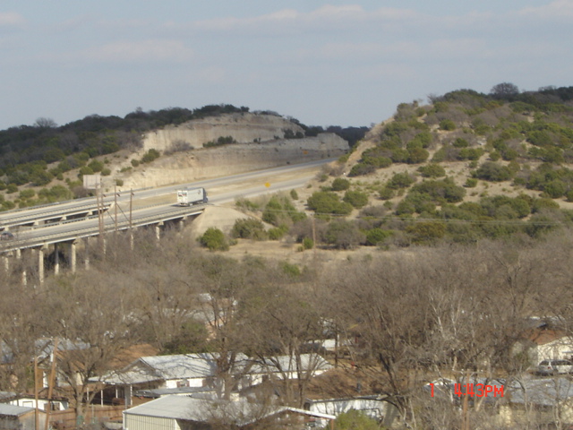 Sonora, TX: background of I-10 Eastbound