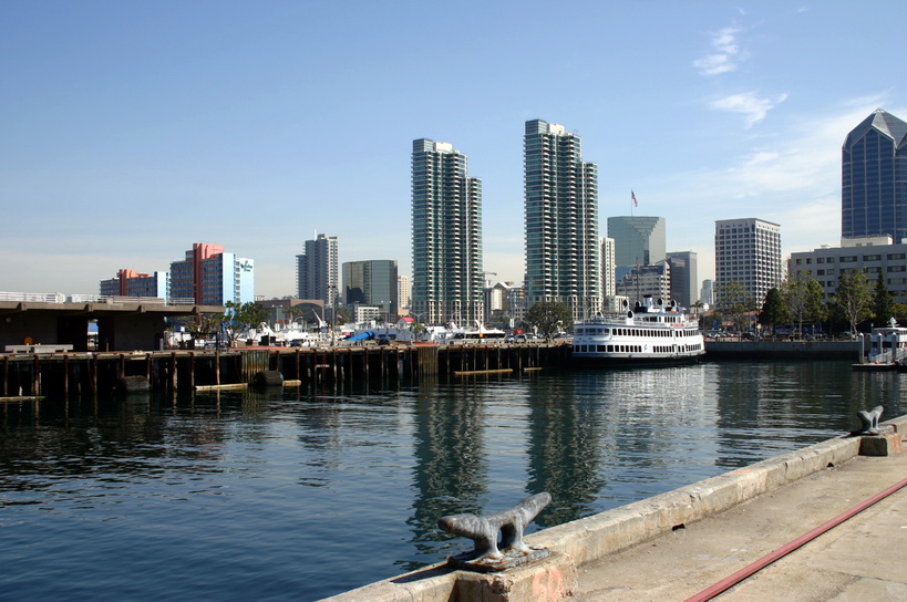 San Diego, CA: View from the pier