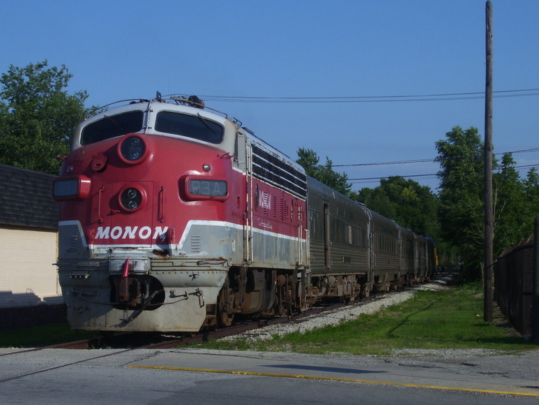 Tipton, IN: The "Pizza Train" from Noblesville visits town often in the summer.