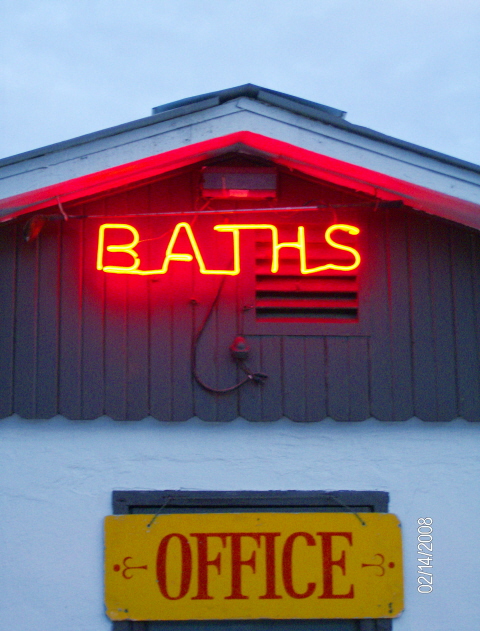 Truth or Consequences, NM: Artesian Hot Springs Sign