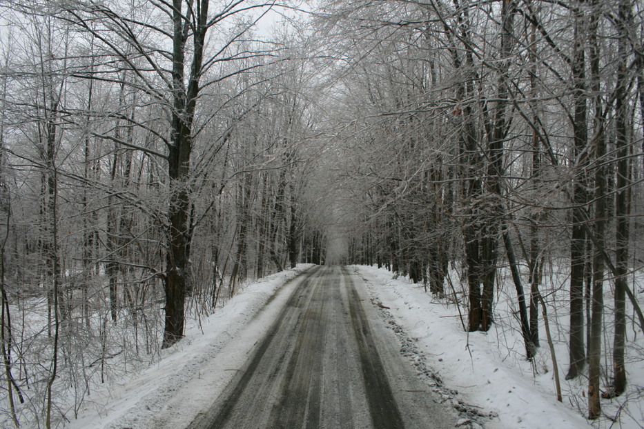 Enfield, NY : Vandorn Road, Enfield Ny after an ice storm photo ...