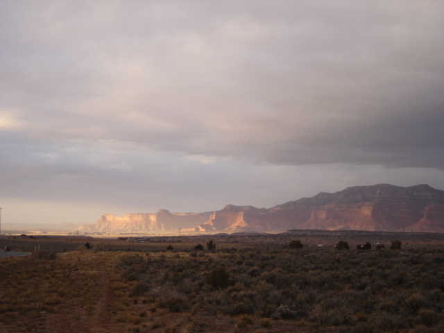 Lukachukai, AZ: The majestic Chuska Mountain Range in Lukachukai, AZ