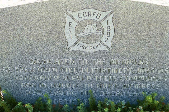 Corfu, NY: Corfu, New York Firemans Memorial