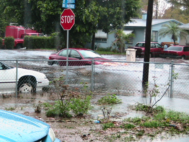 Pinellas Park, FL: Feb 2006 Storm/ water up to front doors/47th st n