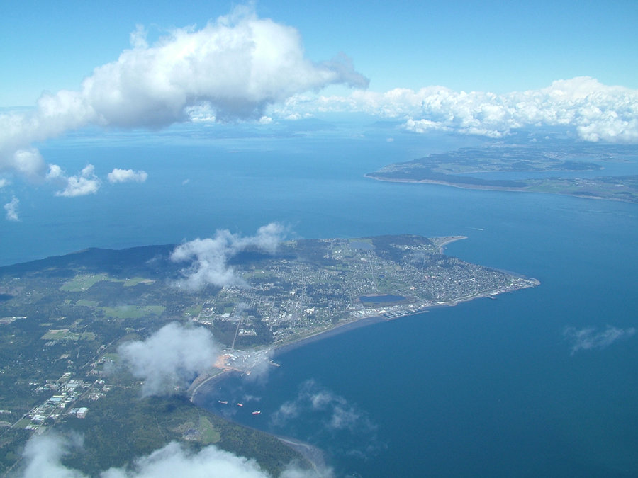 Port Townsend, WA: Port Townsend form the air