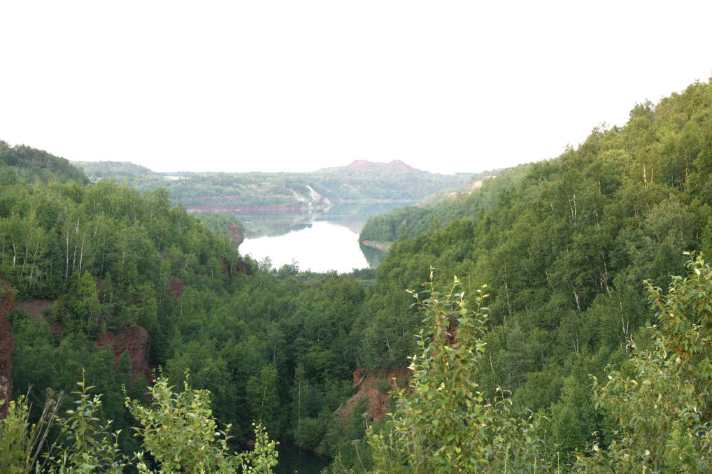 Chisholm, MN: former mine just west of Chisholm