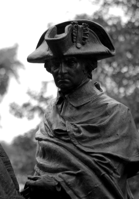 Morristown, NJ: Washington's statue at Morristown