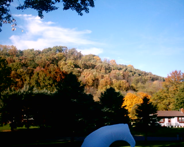 Amsterdam, OH: a beautiful day in amsterdam photo taken from my porch in october 2007