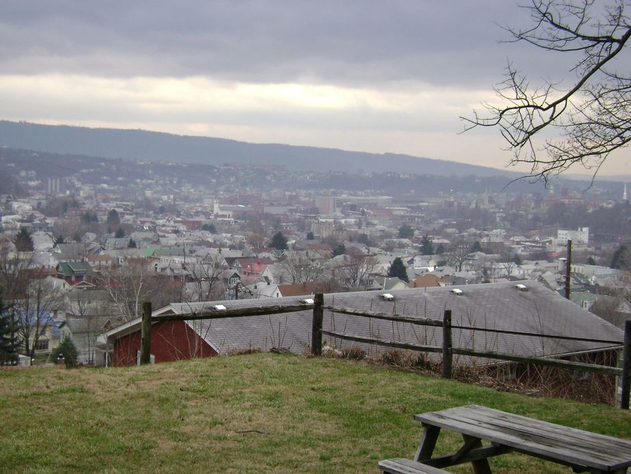Cumberland, MD: View of Cumberland, MD from Piedmont Ave