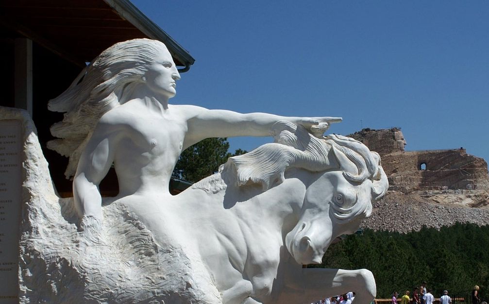 Custer, SD: Crazy Horse Model and Memorial