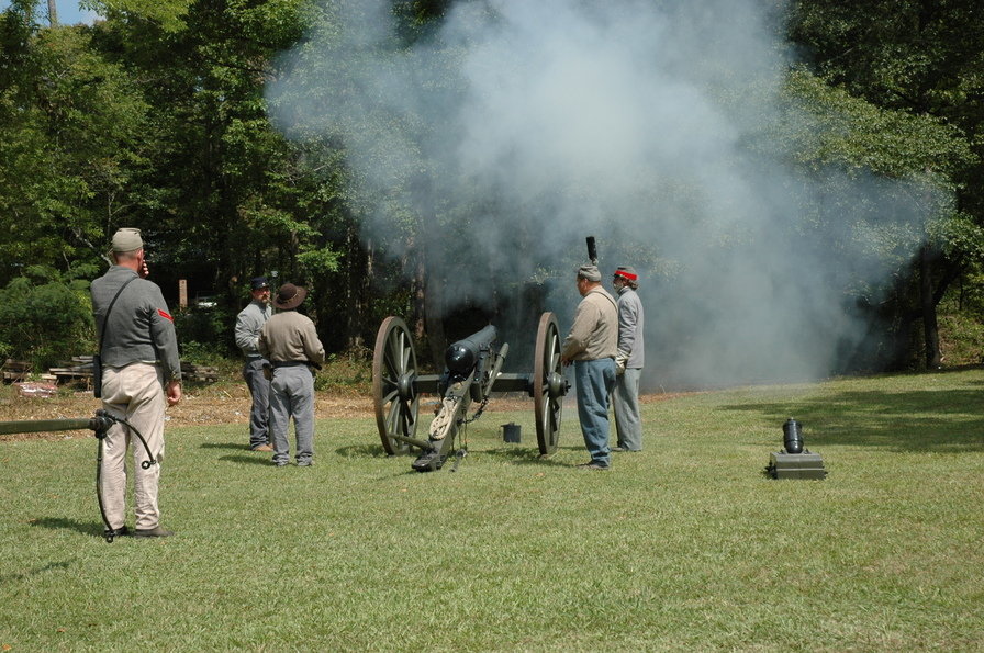 La Fayette, GA: Civil War reenactors