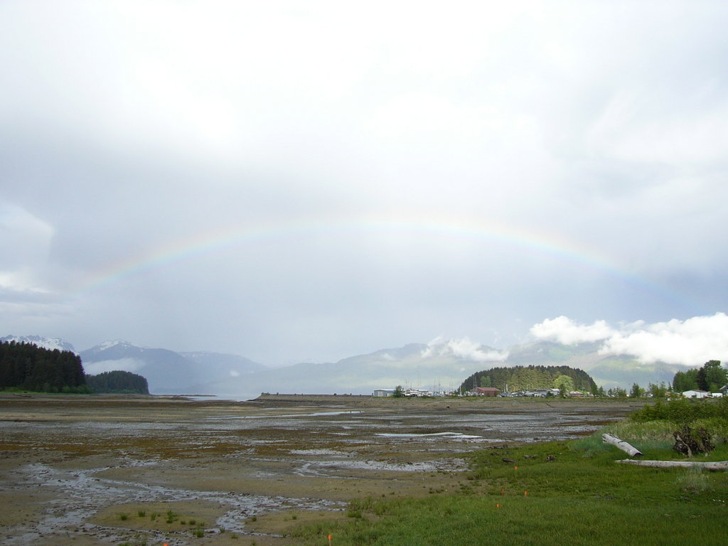 Hoonah, AK: Hoonah Harbor Rainbow
