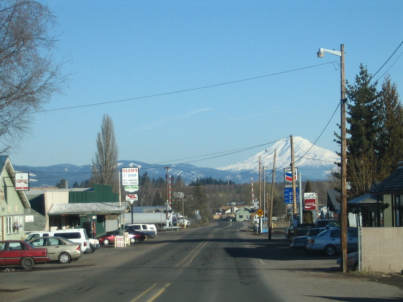 Odell, OR: downtown Odell