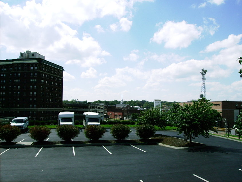 Johnson City, TN: downtown Johnson City from Munsey Church parking lot
