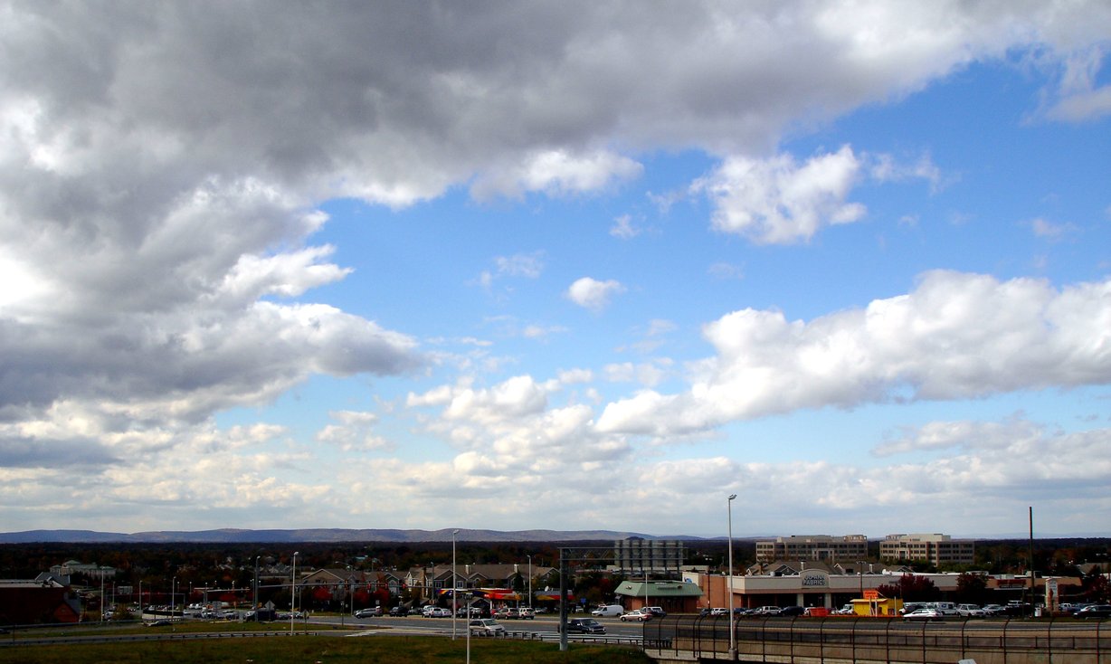 Centreville, VA: View of Bull Run Mountains from Centreville
