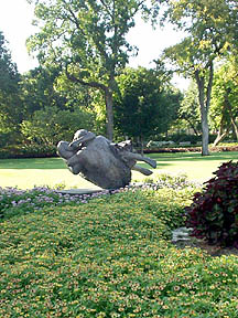 Dallas, TX: Bronze Sculpture in the Dallas Arboretum