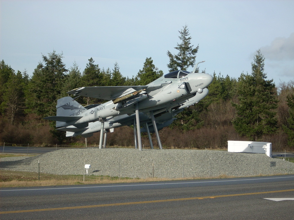 Oak Harbor, WA: A-6 & EA-6B welcome you to Oak Harbor