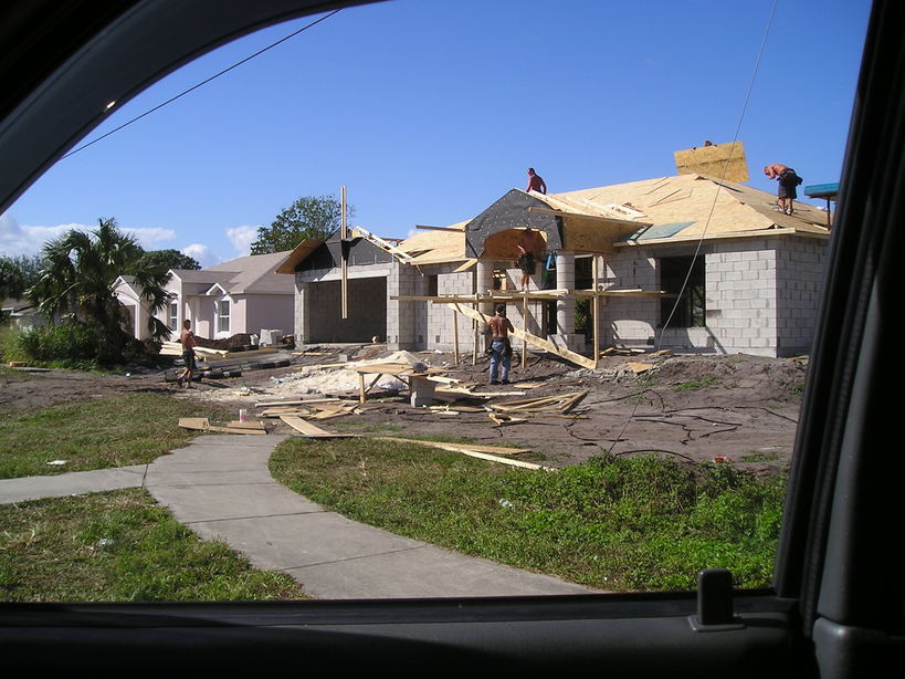Port St. John, FL: Holiday Home being built