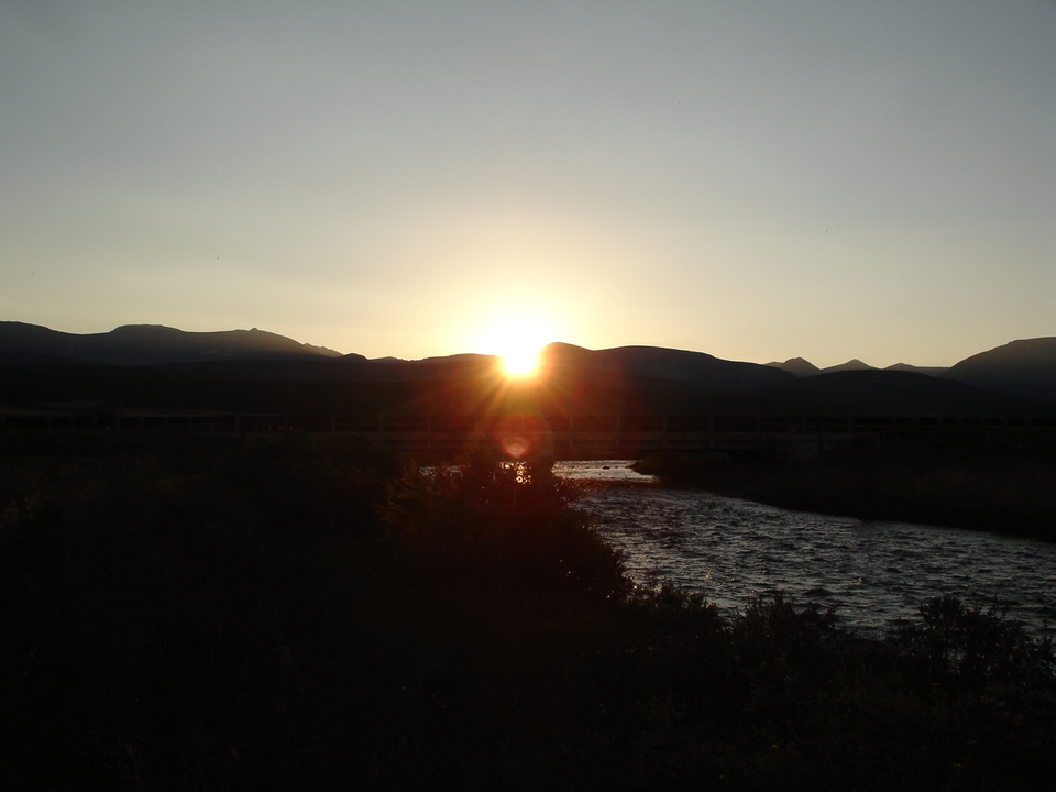 Fairplay, CO: Sunset in the Valley of the Sun