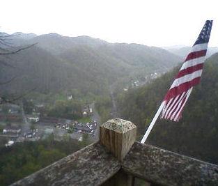 Cedar Bluff, VA: From the Overlook Park on US-460, April 27, 2008