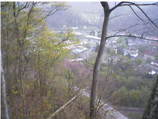 Cedar Bluff, VA: From the Overlook Park on US-460, April 27, 2008