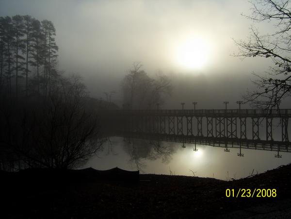 Demorest, GA: Demorest Lake at Sunrise