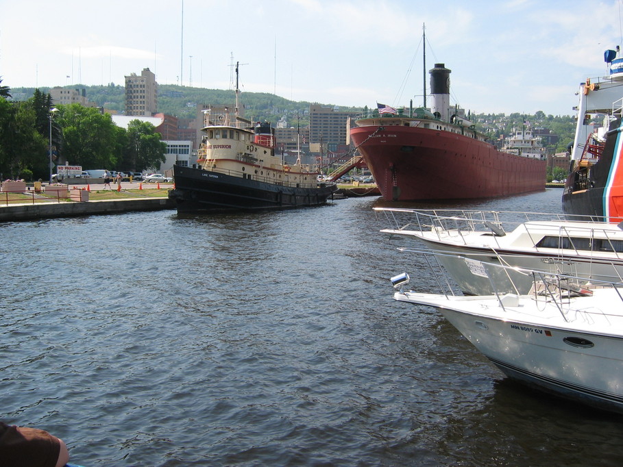 Duluth, MN: view of the 600 ft. retired ore carrier SS William A Irvin, now a floating Museum
