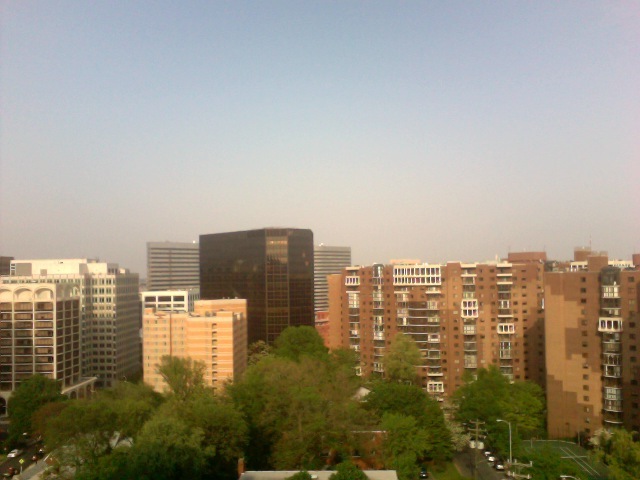 Arlington, VA: View of Rosslyn area from high rise apartment