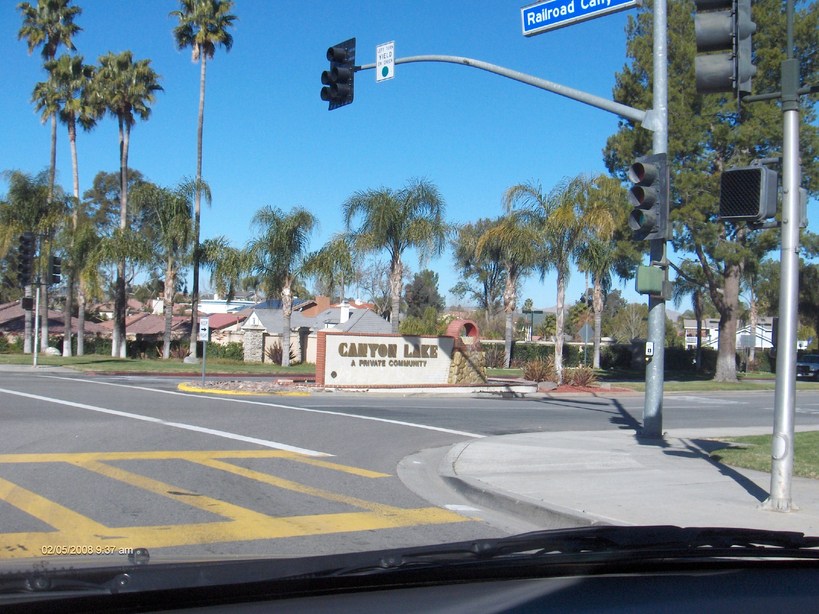 Canyon Lake, CA South Entrance to the Canyon Lake Gated Community