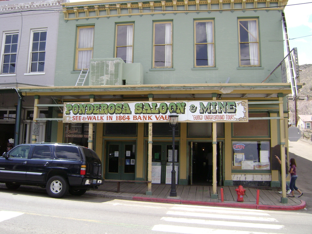 Virginia City, NV Downtown Virgina City. During chili cookoff photo