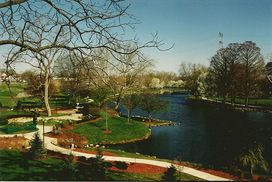 Chillicothe, OH: Yoctangee Park, Chillicothe, OH in the spring