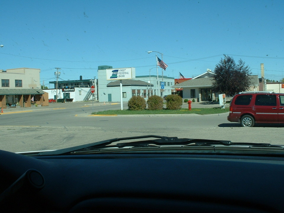 Baudette, MN Picture of area businesses in center of town. photo
