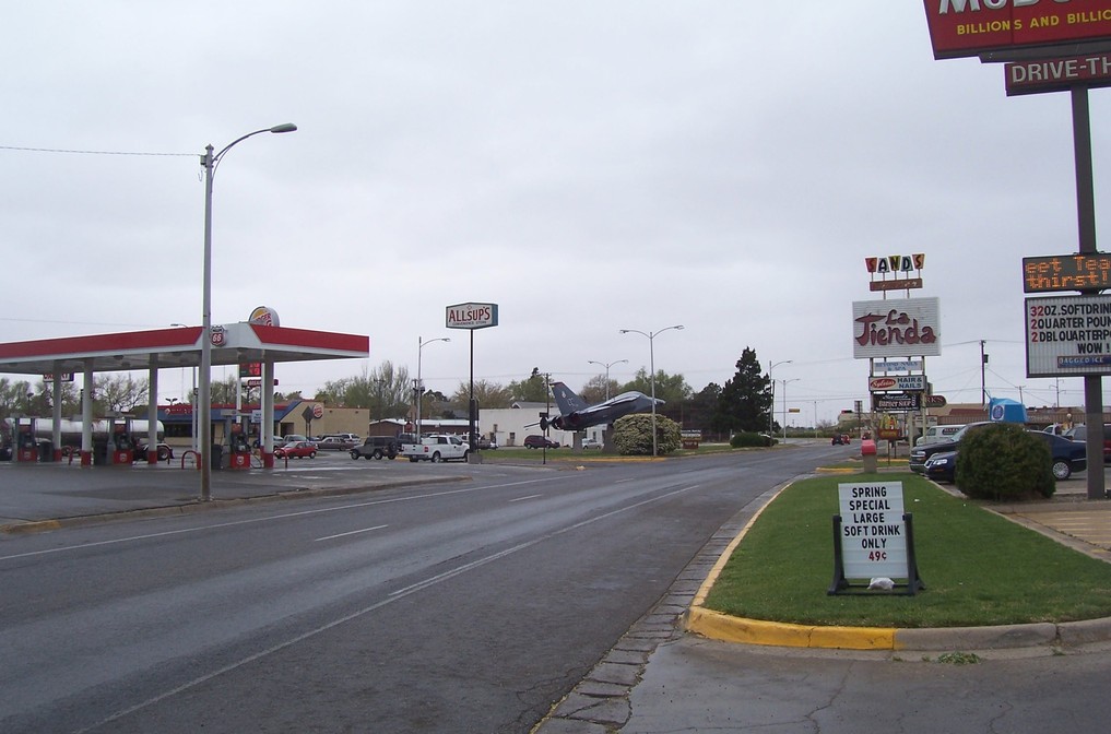 Portales NM Portales Looking West April 2008 Photo Picture Image New Mexico At City