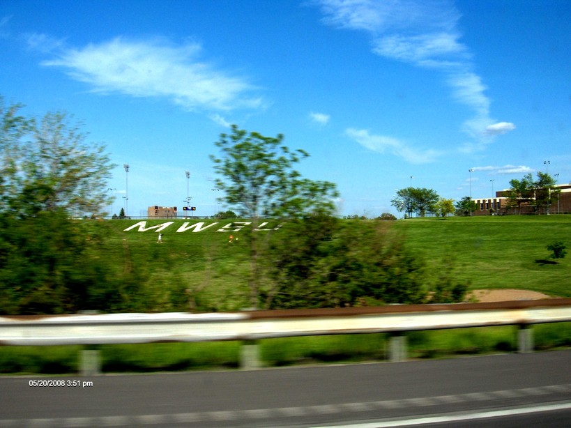 St. Joseph, MO: Missouri Western State University view from I-29