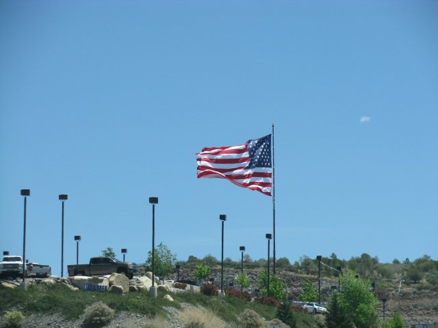 Prescott, AZ: Big flag!