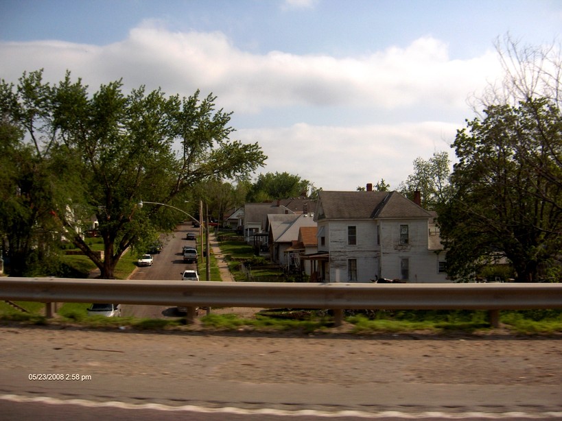 St. Joseph, MO: Looking south from Highway 36