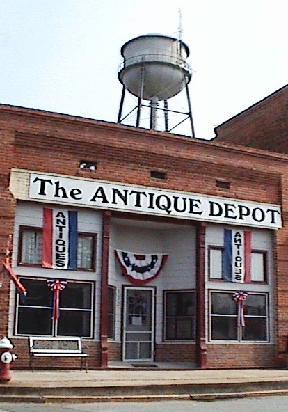 Waxhaw, NC: Antique Depot & Historic Water Tower of Waxhaw, NC