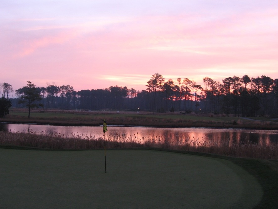 West Ocean City, MD: No 8 clearing, War Admiral Course at GlenRiddle, sunrise