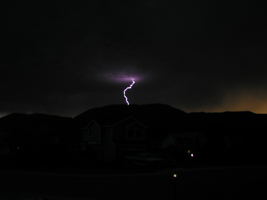 Monument, CO: Mt. Herman Lightning