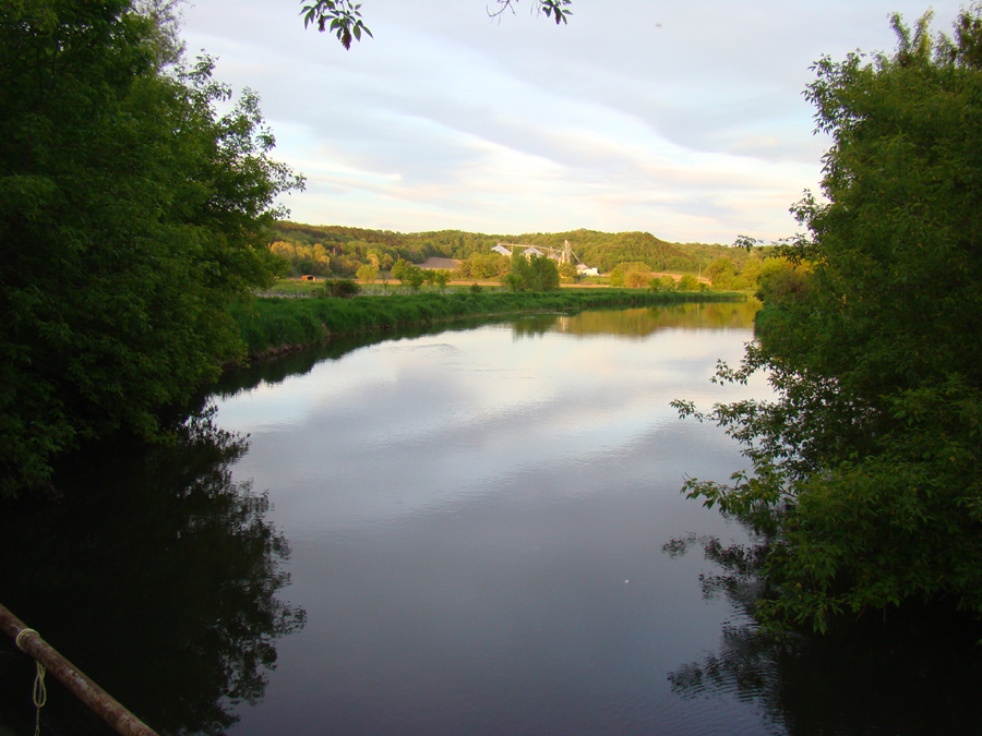 Mazomanie, WI: Dam in Mazo- Looking Towards Hwy 14