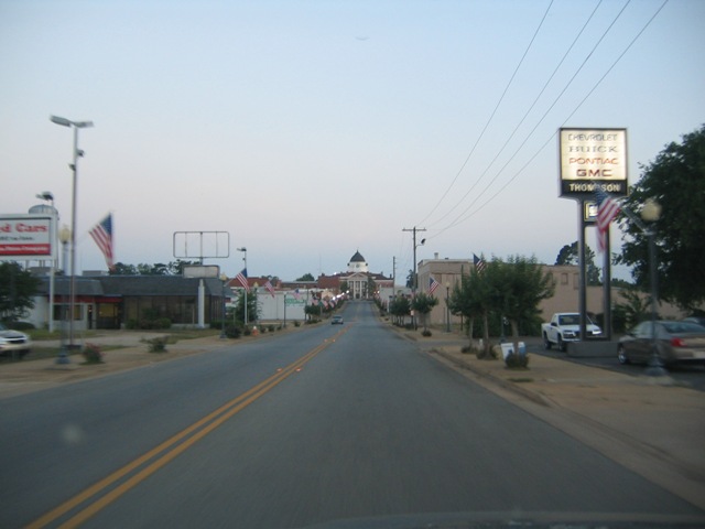 Blakely, GA: Early County Courthouse as seen approaching from the north